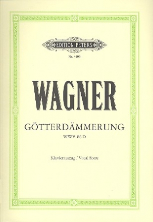 Gtterdmmerung  Klavierauszug