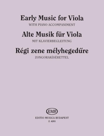 Alte Musik fr Viola und Klavier