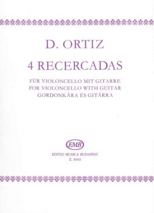 4 recercadas fr Violoncello und Gitarre