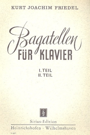 Bagatellen fr Klavier