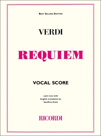 Requiem for 4 solo voices and chorus vocal score (la/en)