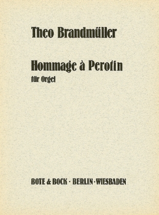 Hommage  Perotin fr Orgel
