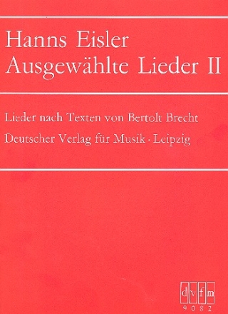 Ausgewhlte Lieder Band 2 fr Gesang und Klavier