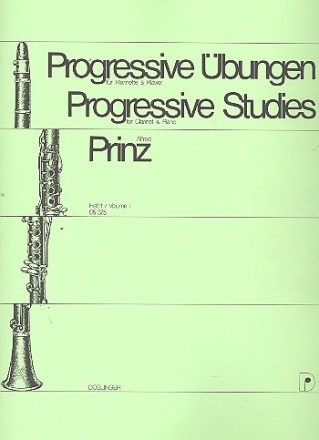 Progressive bungen Band 1 fr Klarinette und Klavier