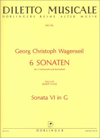 Sonate Nr.6 fr 3 Violoncelli und Kontraba