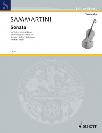 Sonate G-Dur fr Violoncello und Klavier
