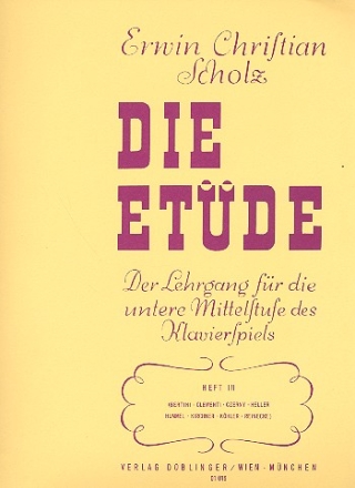 Die Etde Band 3 Lehrgang fr die untere Mittelstufe des Klavierspiels