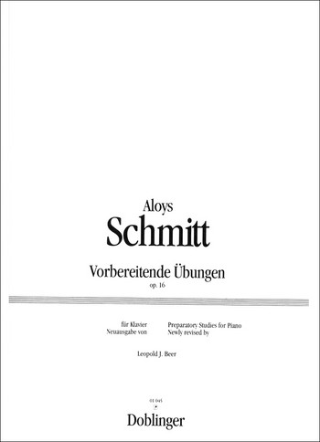 Vorbereitende bungen op.16 fr Klavier