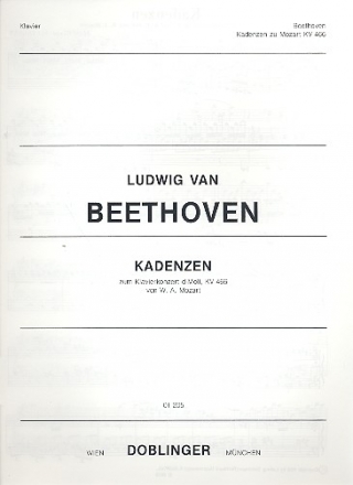 Kadenzen zu Mozarts Klavierkonzert d-Moll KV466