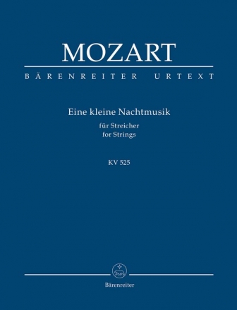 Eine kleine Nachtmusik KV525 Serenade G-Dur fr Streichorchester Studienpartitur