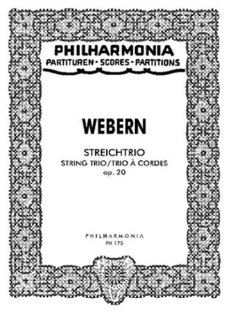 Streichtrio op.20 Studienpartitur