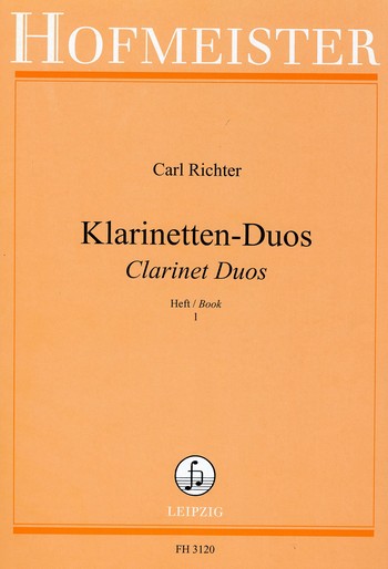 Klarinetten-Duos Band 1 fr 2 Klarinetten Spielpartitur