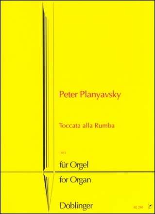 Toccata alla Rumba fr Orgel (1971)