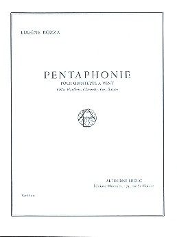 Pentaphonie pour quintette a vent partition