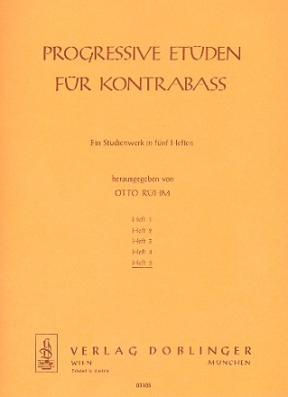 Progressive Etden Band 5 fr Kontrabass