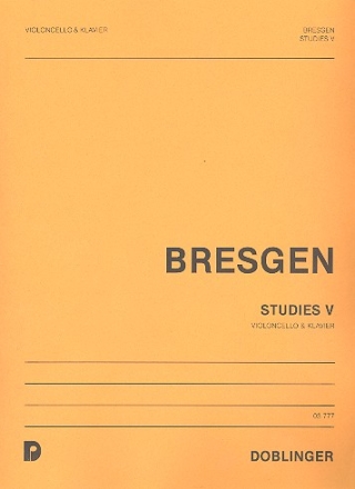 Studies 5 fr Violoncello und Klavier