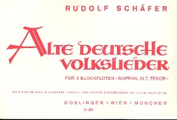 Alte deutsche Volkslieder fr 3 Blockflten (SAT)