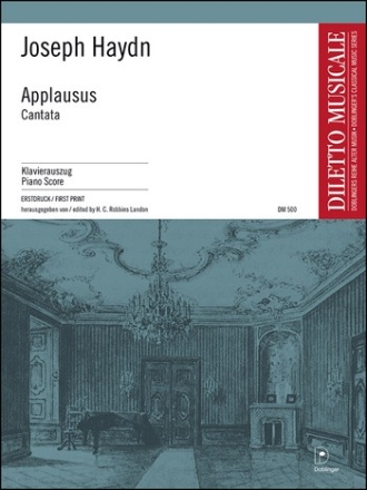 Applausus Hob.XXIVA:6 Kantate fr Soli (SATB), Chor und Orchester Klavierauszug (dt)