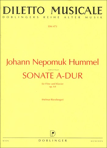 Sonate A-Dur op.62 fr Flte und Klavier
