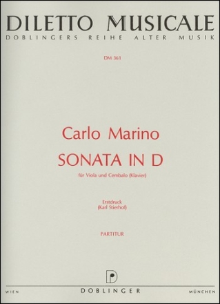 Sonate D-Dur fr Viola und Cembalo (Klavier)