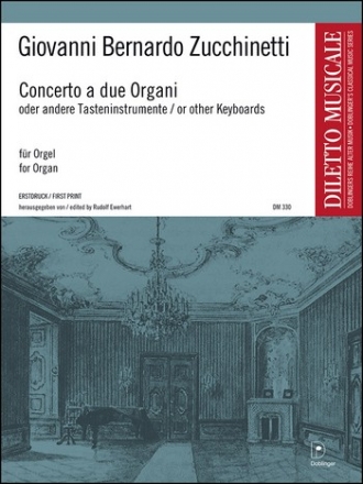 Concerto B-Dur a due organi Partitur