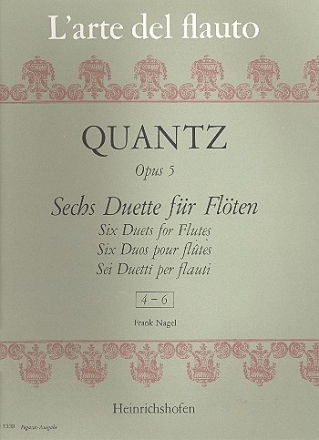 6 Duette op.5 Band 2 (Nr.4-6) für 2 Flöten