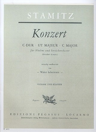 Konzert C-Dur fr Violine und Orchester fr Violine und Klavier