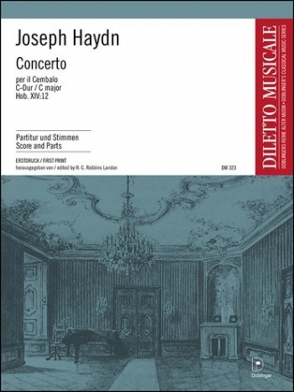 Concerto C-Dur, Hob. XIV:12 per il cembalo Partitur und 3 Stimmen
