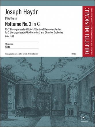 Notturno C-Dur Nr.3 fr Kammerorchester Stimmen