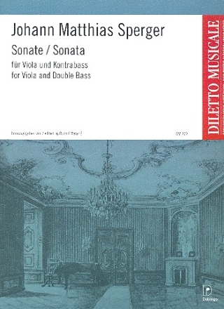 Sonate D-Dur für Viola und Kontrabaß Spielpartitur