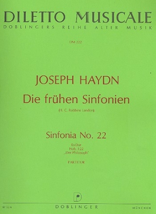 Sinfonie Es-Dur Nr.22 Hob.I:22 fr Orchester Partitur