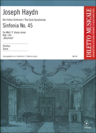 Sinfonie fis-Moll Nr.45 Hob.I:45 fr Orchester Partitur