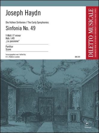 Sinfonie f-Moll Nr.49 Hob.I:49 fr Orchester,  Partitur