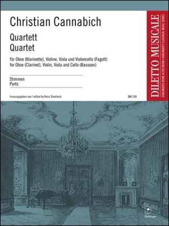 Quartett fr Oboe (Klarinette), Violine, Viola und Violoncello (Fagott),  Stimmen
