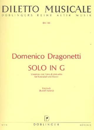 Solo G-Dur fr Kontraba und Klavier