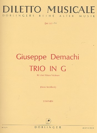 Trio G-Dur fr 3 Flten Stimmen
