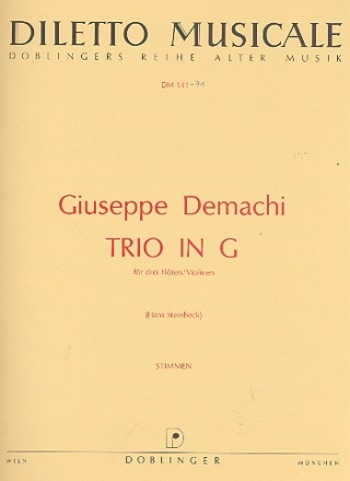 Trio G-Dur fr 3 Flten Stimmen