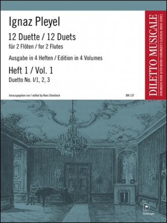 12 Duette Band 1 (Folge 1,1-3) für 2 Flöten,  Spielpartitur