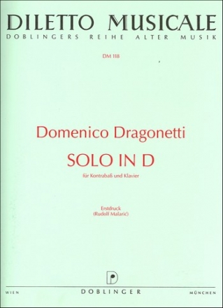 Solo D-Dur fr Kontraba und Klavier