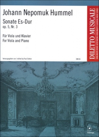 Sonate Es-Dur op.5,3 fuer Viola und Klavier