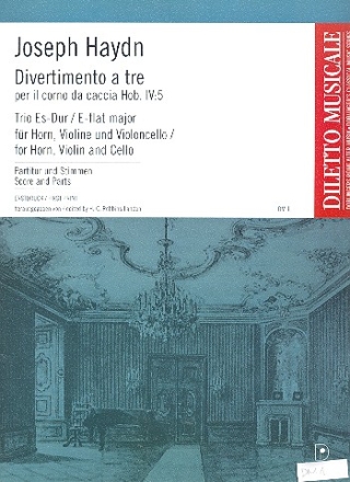 Divertimento Es-Dur Hob.IV:5 fr Horn, Violine und Violoncello Partitur und Stimmen