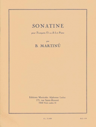 Sonatine pour trompette et piano