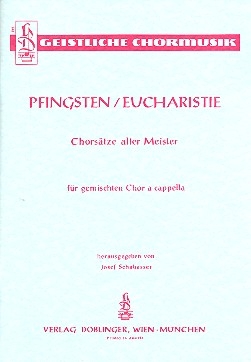 Chorstze alter Meister - Pfingsten/ Eucharistie fr gem Chor a cappella Partitur