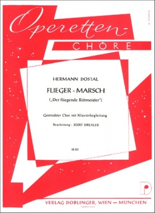 Fliegermarsch fr gem Chor und Klavier Partitur (dt)