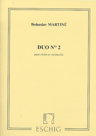Duo no. 2 pour violon, et violon- 9586 2 partitions