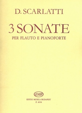 3 Sonaten fr Flte und Klavier