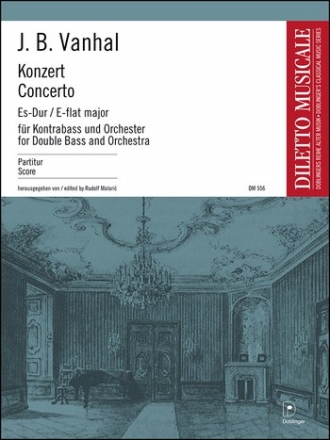Konzert Es-Dur fr Kontraba und Orchester Partitur