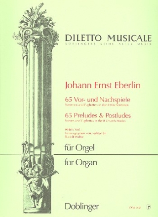 Versetten und Fughetten Band 1 65 Vor-und Nachspiele fr Orgel