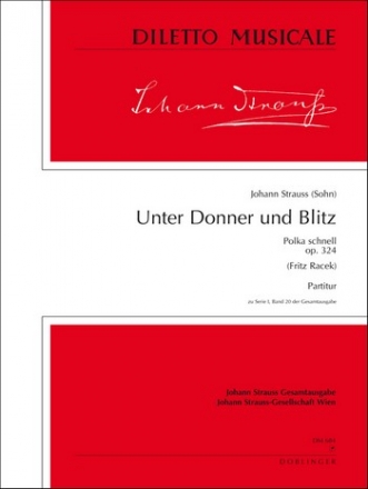 Unter Donner und Blitz op.324 fr Orchester Partitur