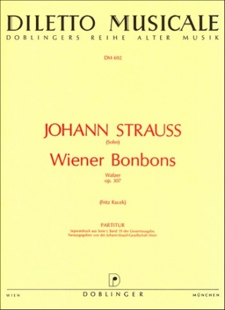 Wiener Bonbons op.307 fr Orchester Partitur